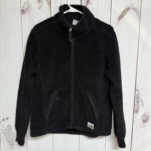 The North Face Sherpa Fleece Jacket Women’s Medium Black Full-Zip GUC